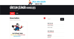Desktop Screenshot of giresuncilingir.com